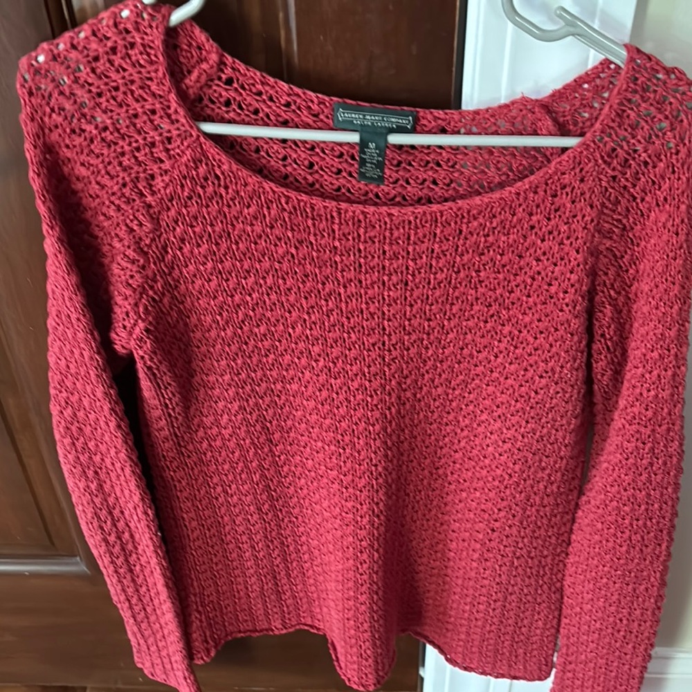 Lauren Ralph Lauren Women's Red Sweater Size M